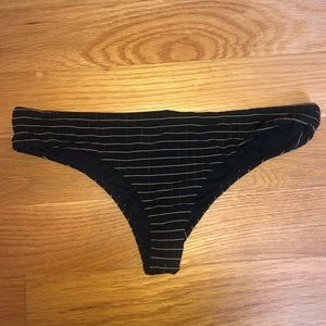 Billabong black and gold bikini bottoms